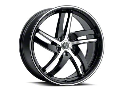 Sapphire Luxury Alloys SX01 Gloss Black with Machined Face Wheel; 20x9; 35mm Offset (10-15 Camaro, Excluding Z/28)