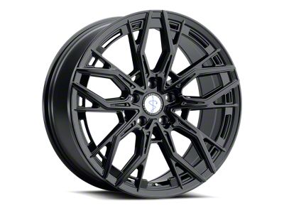 Sapphire Luxury Alloys SX07 Gloss Black Wheel; 20x9; 35mm Offset (16-24 Camaro)