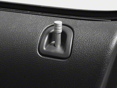 SpeedForm Modern Billet Door Lock Pins; Satin (05-14 Mustang)