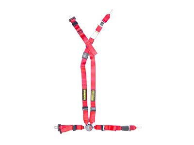 Schroth QuickFit Pro Harness; Red; Driver Side (18-25 Mustang)