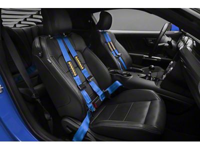 Schroth QuickFit Harness; Blue (05-17 Mustang)