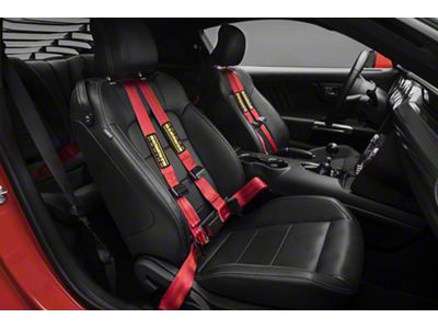 Schroth QuickFit Harness; Red (05-17 Mustang)