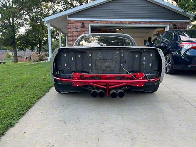 Synergy Race Development Rear Bash Bar; Raw (97-13 Corvette C5 & C6)