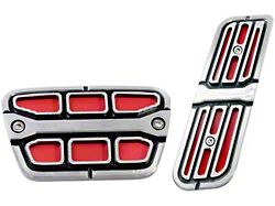 Drake Muscle Cars Billet Aluminum Pedal Covers (10-15 Camaro w/ Automatic Transmission)