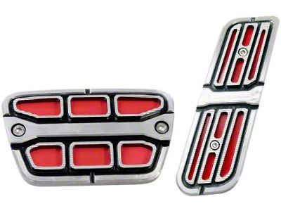 Drake Muscle Cars Billet Aluminum Pedal Covers (10-15 Camaro w/ Automatic Transmission)