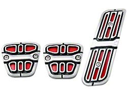 Drake Muscle Cars Billet Aluminum Pedal Covers (10-15 Camaro w/ Manual Transmission)