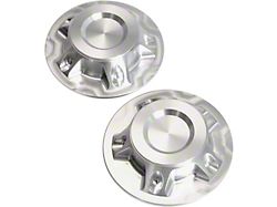 Drake Muscle Cars Billet Aluminum Strut Tower Covers; Satin (10-13 Camaro)