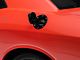 Drake Muscle Cars Billet Aluminum Fuel Door; All-Black (08-23 Challenger)