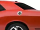 Drake Muscle Cars Billet Aluminum Fuel Door; Black and Satin (08-23 Challenger)