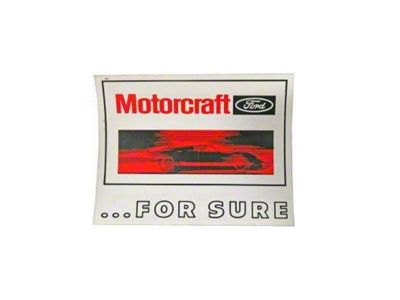 Scott Drake 6-Inch Motorcraft for Sure GT40 Decal