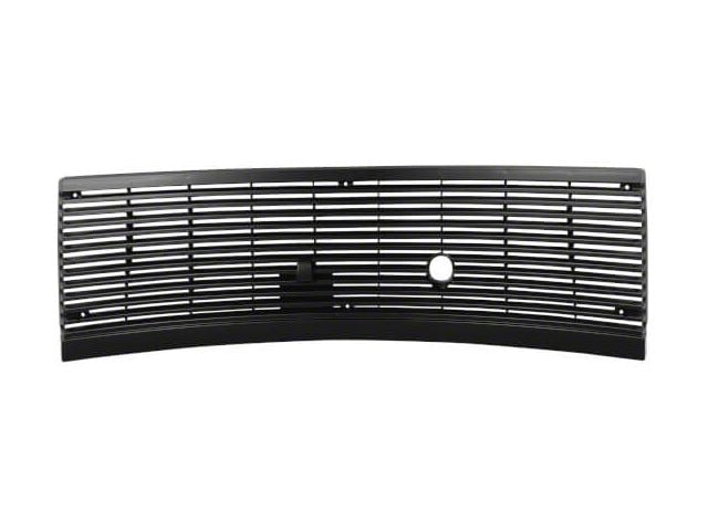Drake Muscle Cars Cowl Grille Cover; Black (83-93 Mustang)