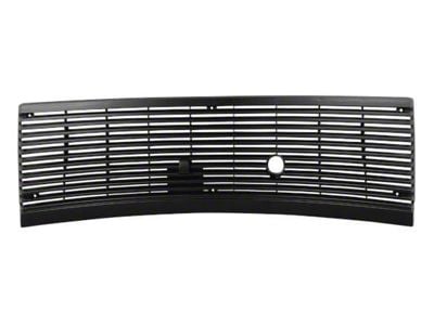 Drake Muscle Cars Cowl Grille Cover; Black (83-93 Mustang)
