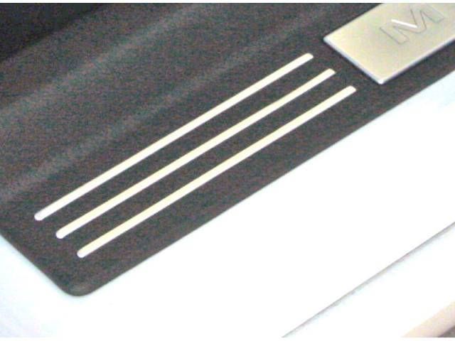 Drake Muscle Cars Door Sill Plate Accent Strips (05-14 Mustang)