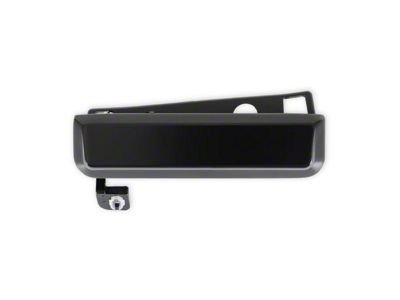 Scott Drake Exterior Door Handle; Driver Side; Black (79-93 Mustang)