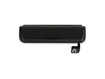 Scott Drake Exterior Door Handle; Passenger Side; Black (79-93 Mustang)