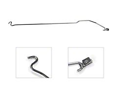 Drake Muscle Cars Hood Prop Rod; Stainless Steel (05-09 Mustang)