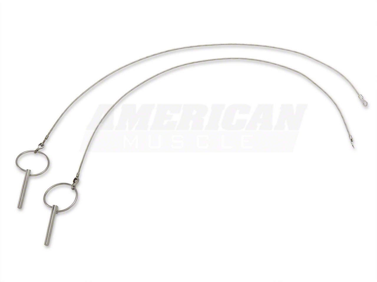 Mustang Billet Aluminum Hood Pin Kit (05-09 Mustang) - Free