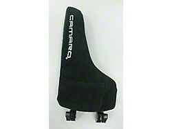 Center Console Cover with Camaro Logo; Black (16-24 Camaro)