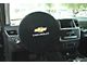 Steering Wheel Cover with Chevrolet Bowtie Logo; Black (Universal; Some Adaptation May Be Required)