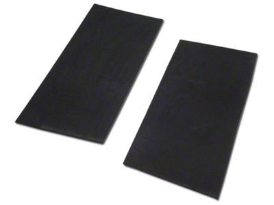 SpeedForm Rear Seat Delete Kit; Black (94-98 Mustang Convertible)