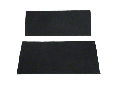 SpeedForm Rear Seat Delete Kit; Charcoal (99-04 Mustang Convertible)