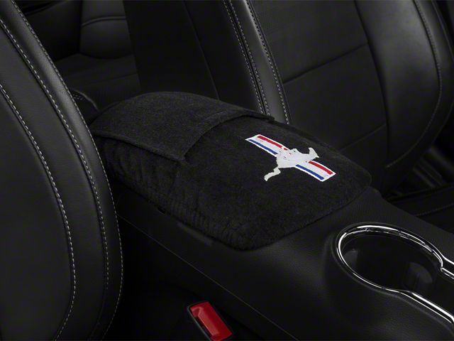 SpeedForm Seat Armour Center Console Cover with Tri-Bar Pony Logo (15-22 Mustang)