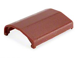 Seat Belt Buckle Cover; Red (83-89 Mustang)