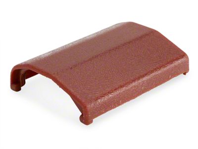 Seat Belt Buckle Cover; Red (83-89 Mustang)