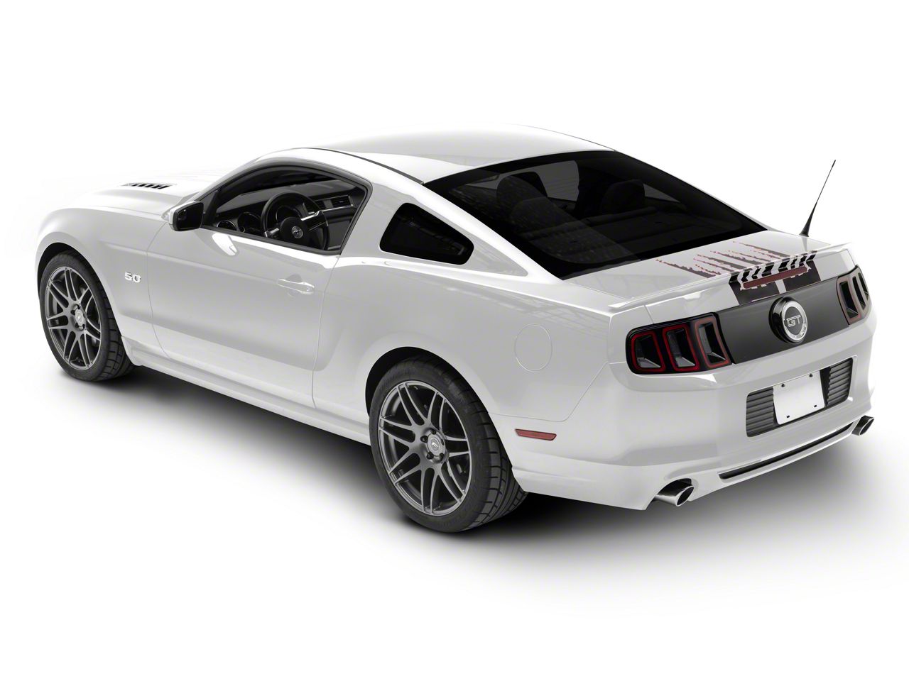 『TEN STRIPE S/S WHITE M』 SEC10 Mustang Lemans Stripes; White; 10-Inch 437840 (24-25