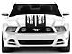 SEC10 Shredded Full Length Stripes; Matte Black (10-14 Mustang)