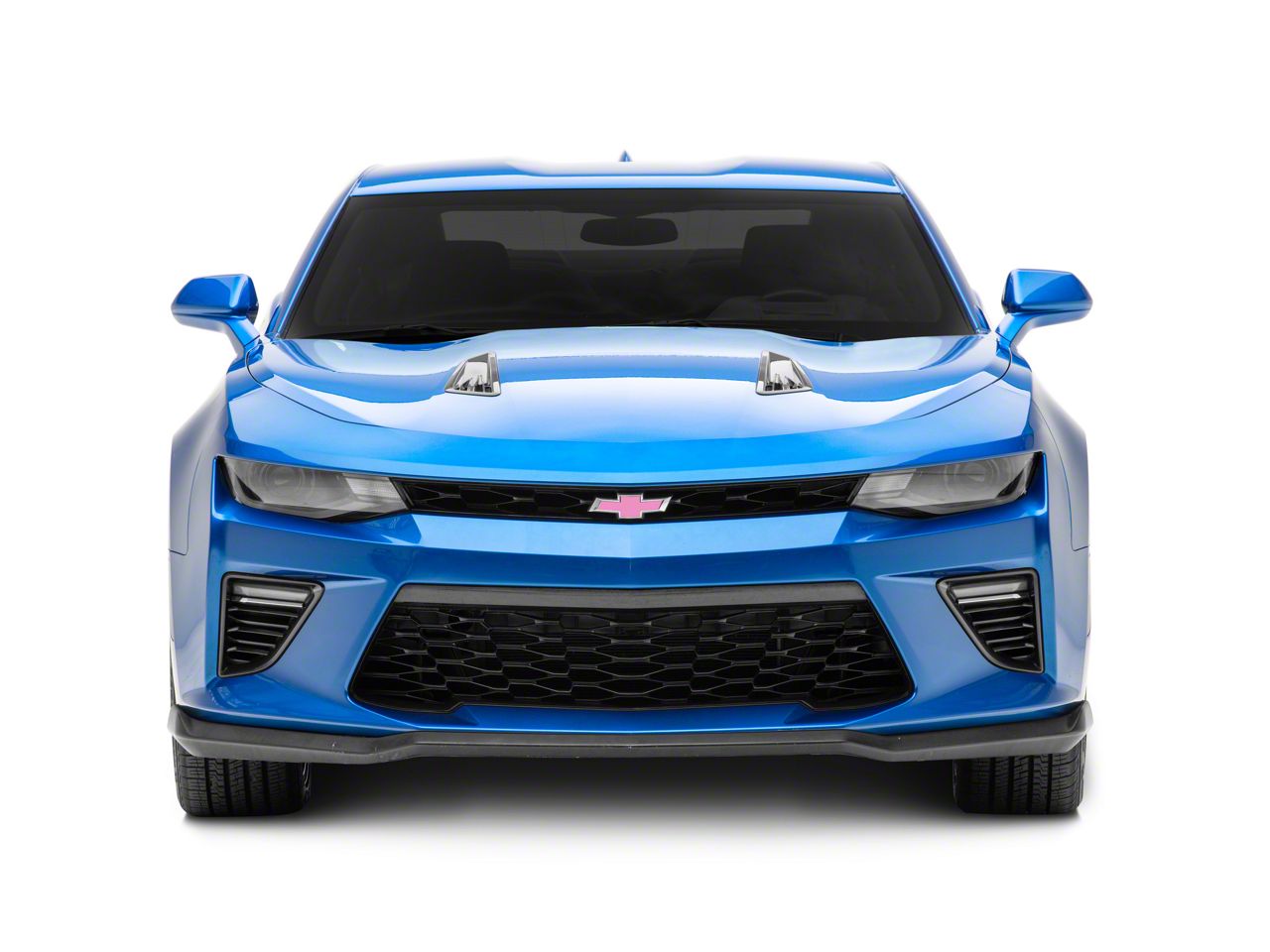 SEC10 Camaro Bowtie Emblem Cover Decal; Carbon Pink CC22451 