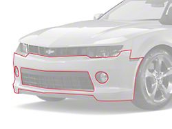 SEC10 Front Bumper Paint Protection Film; Bottom (10-13 Camaro, Excluding ZL1)