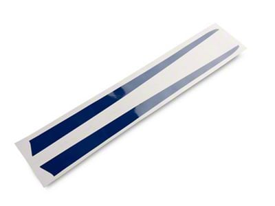 SEC10 Hood Stripe; Blue (10-24 Camaro)