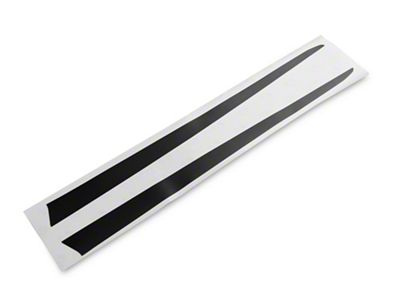 SEC10 Hood Stripe; Carbon Black (10-24 Camaro)