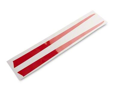 SEC10 Hood Stripe; Red (10-24 Camaro)