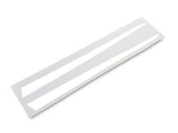 SEC10 Hood Stripe; White (10-24 Camaro)