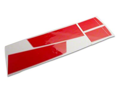 SEC10 Rally Stripes; Red (10-24 Camaro)