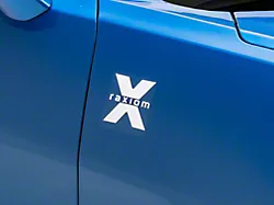 SEC10 Raxiom Fender Decal; White (Universal; Some Adaptation May Be Required)