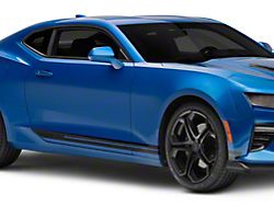 SEC10 Rocker Stripes; Gloss Black (10-24 Camaro)