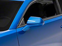 SEC10 Side Mirror Hash Stripes; Silver (Universal; Some Adaptation May Be Required)