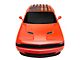 SEC10 Distressed Flag Roof Decal; Gloss Black (08-23 Challenger)