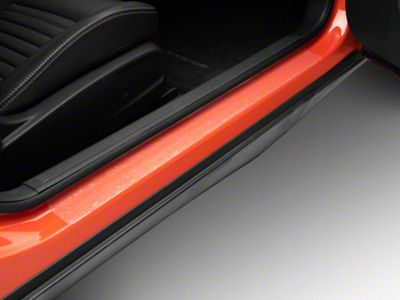 SEC10 Door Sill Body Shield Decal; Clear (08-23 Challenger)