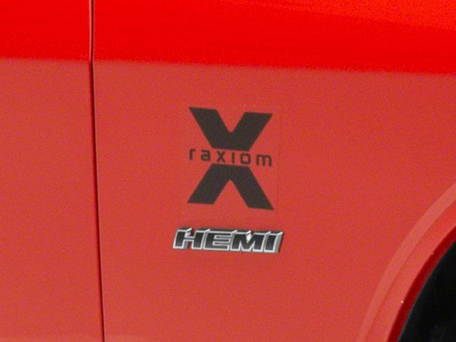 SEC10 Raxiom Fender Decal; Black (Universal; Some Adaptation May Be Required)