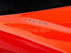 SEC10 Raxiom Hood Decal; Black (Universal; Some Adaptation May Be Required)