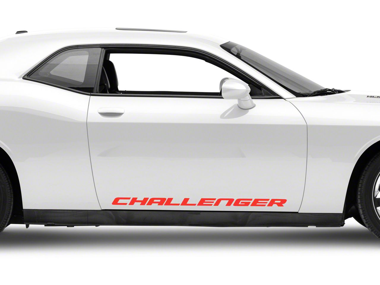 Mopar Licensed by SEC10 Challenger Rocker Stripes; Red CH11107 (08