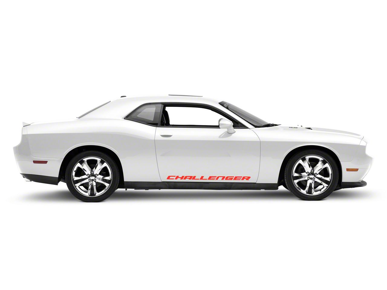 Mopar Licensed by SEC10 Challenger Rocker Stripes; Red CH11107 (08
