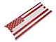 SEC10 Trunk Flag Decal; Red (08-23 Challenger)