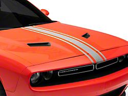 SEC10 Universal Hood Stripes; Silver (Universal; Some Adaptation May Be Required)