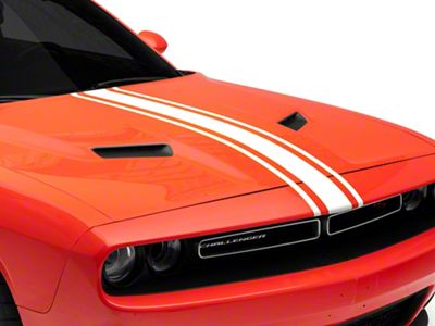 SpeedForm Universal Hood Stripes; White (Universal; Some Adaptation May Be Required)