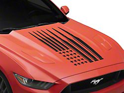 SEC10 Ammo Flag Hood Decal; Matte Black (Universal; Some Adaptation May Be Required)